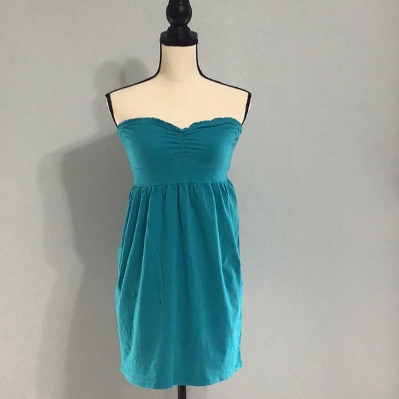 FOREVER 21 BLUE DRESS - Picture 1 of 4